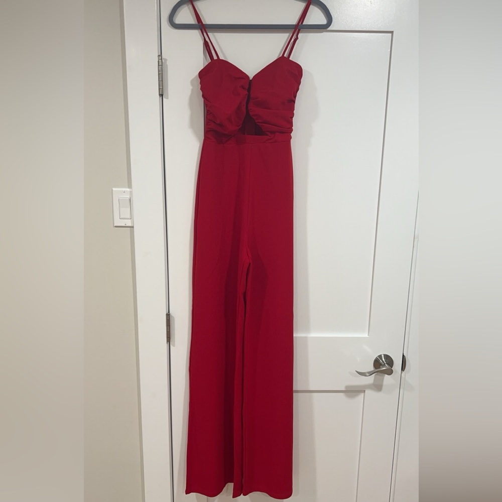 Holiday party jumpsuit